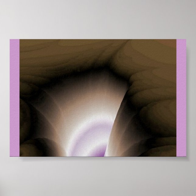 Alien Mountain Cave Poster (Front)