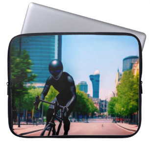 Alien nature earth digital art poster laptop sleeve