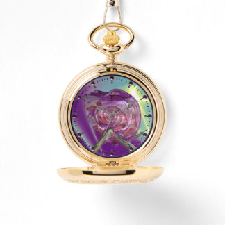 ALIEN NEREIDE /NYMPH OF WATER,PINK SEASHELL Sci-Fi Watch