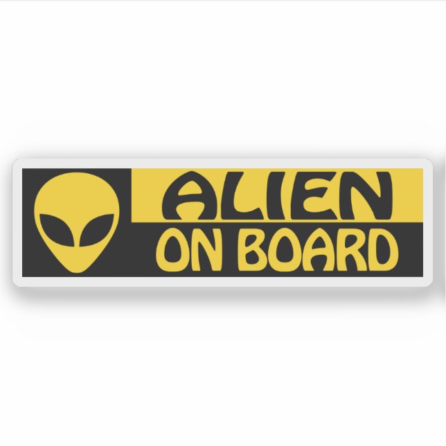 ALIEN ON BOARD (Front)