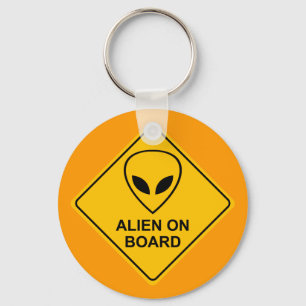 ALIEN ON BOARD Keychain