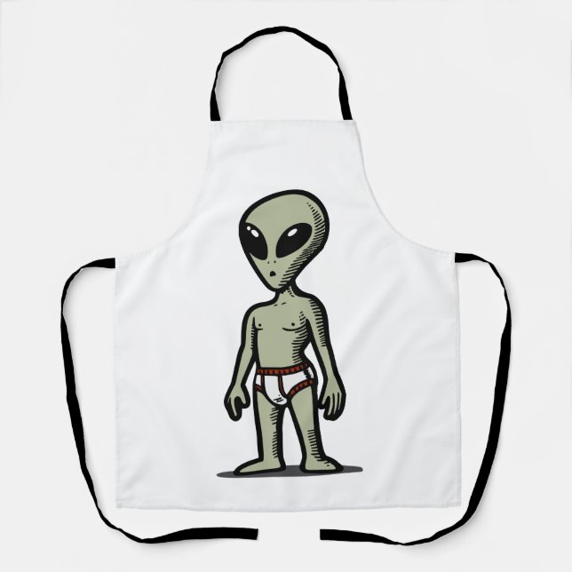 Alien Pants Apron (Front)