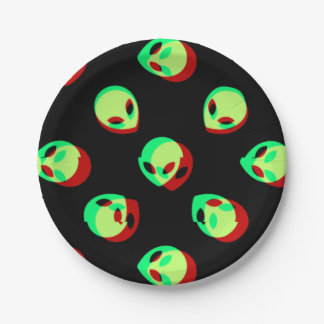 Alien Paper Plate
