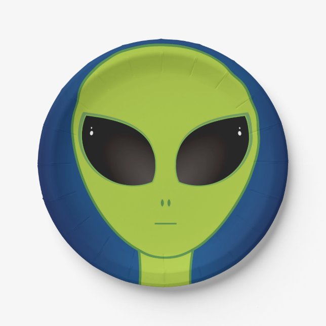 Alien Paper Plate (Front)