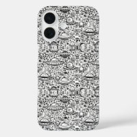Alien Pattern Phone Case