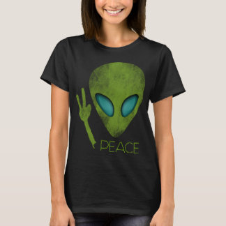 Alien Peace Cool Funny Cute UFO Lover Birthday Gif T-Shirt