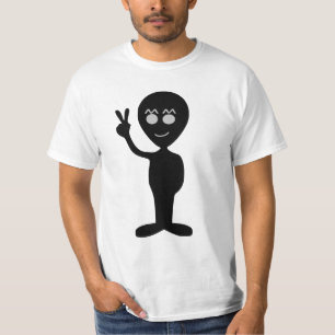 Alien peace sign T-Shirt