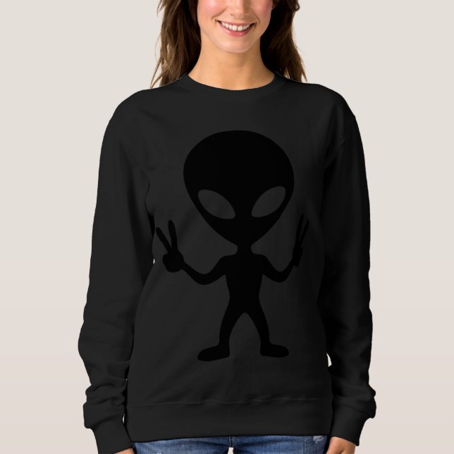 alien peace sweatshirt (Front)