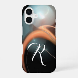 ALIEN PEARL MONOGRAM Pink White Fractal Swirls iPh iPhone 16 Case