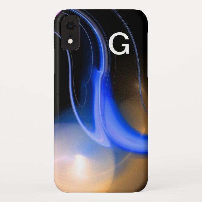 ALIEN PEARL monogram purple Case-Mate iPhone Case (Back)