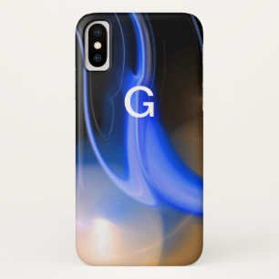 ALIEN PEARL monogram purple iPhone X Case