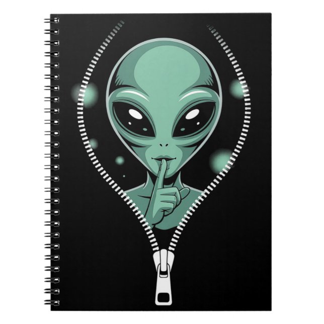 Alien Peeping Notebook (Front)
