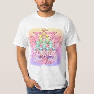 Alien Pink Earth Invasion T-Shirt