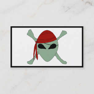 Alien Pirate Business Card