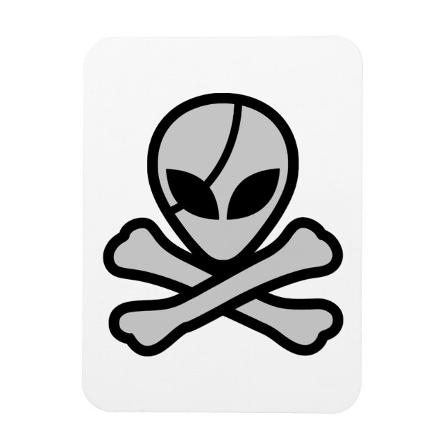Alien Pirate Magnet (Vertical)