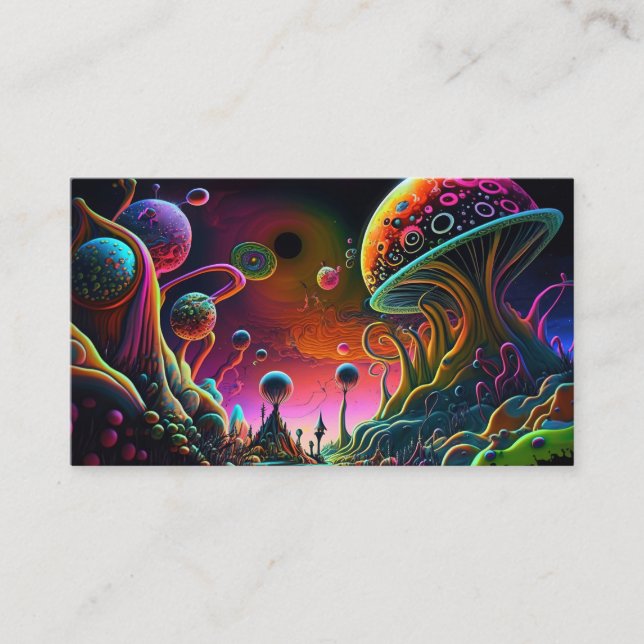 Alien planet enclosure card (Front)