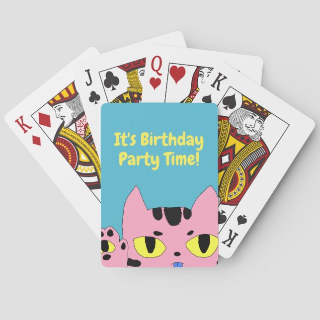 Alien Pocket Cat Playing Cards (Back)