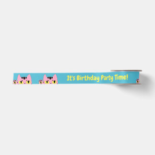 Alien Pocket Cat Satin Ribbon