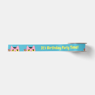 Alien Pocket Cat Satin Ribbon