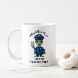 Alien Policeman Coffee Mug
