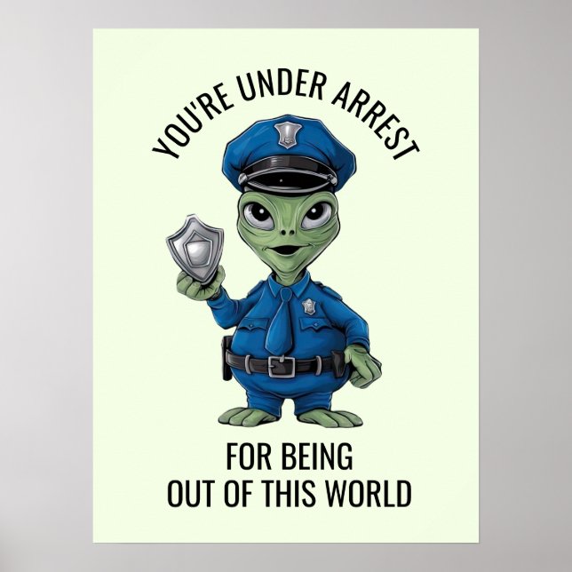 Alien Policeman Poster (Front)