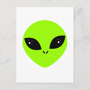 Alien  postcard