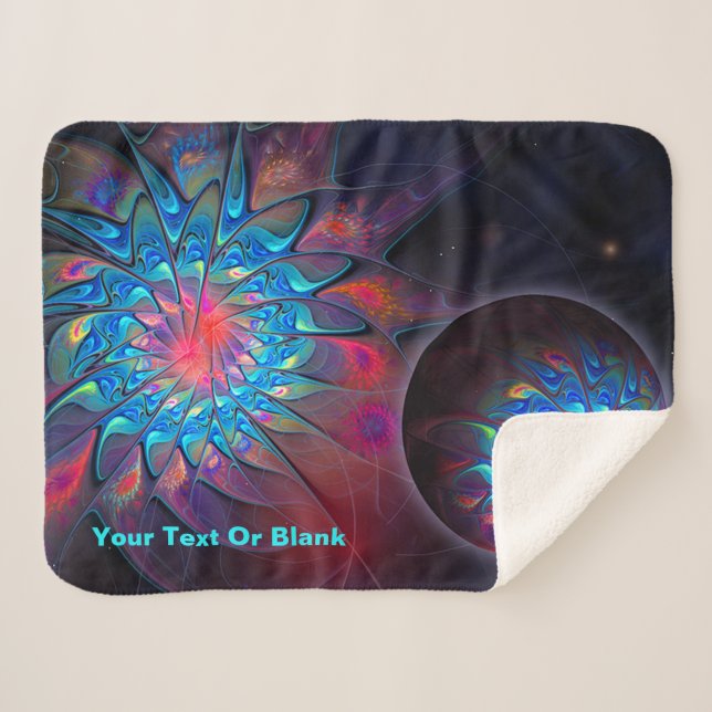 Alien Probe Sherpa Blanket (Front (Horizontal))