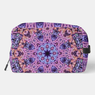 Alien Purple Psychedelic Kaleidoscopic Mandala Dopp Kit