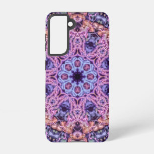 Alien Purple Psychedelic Kaleidoscopic Mandala Samsung Galaxy Case