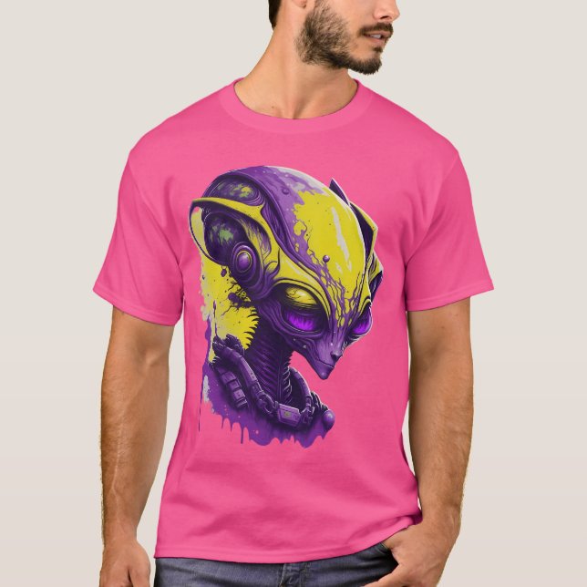 Alien Purple T-Shirt (Front)