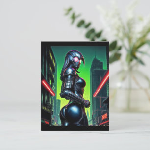 Alien Raven 02 Postcard