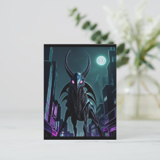 Alien Raven 06 Postcard