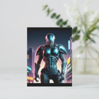 Alien Raven 14 Postcard
