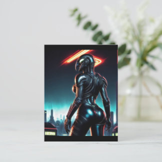 Alien Raven 17 Postcard