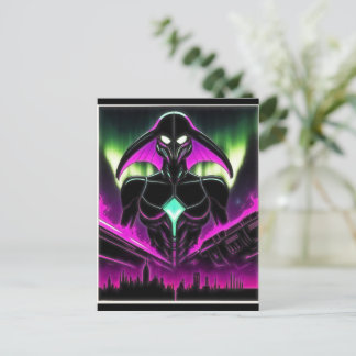 Alien Raven 20 Postcard