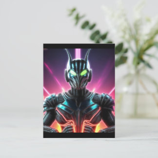 Alien Raven 23 Postcard