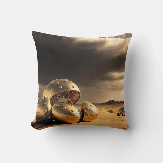 Alien Relics in the Desert Cushion (Front)