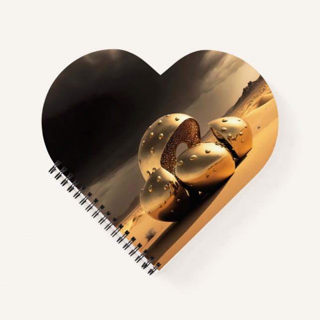 Alien Relics in the Desert Notebook (Front)