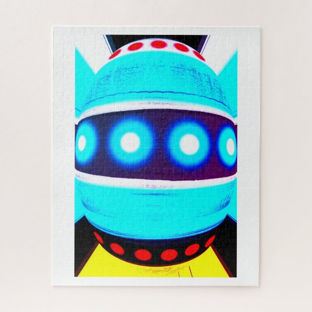 Alien robot jigsaw puzzle (Vertical)