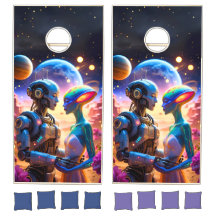 Alien & Robot Wedding – Futuristic Sci-Fi Love