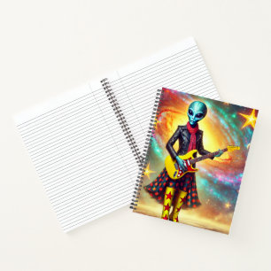 Alien Rock Star Notebook