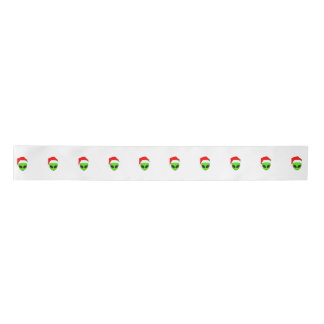 Alien Santa Head Satin Ribbon