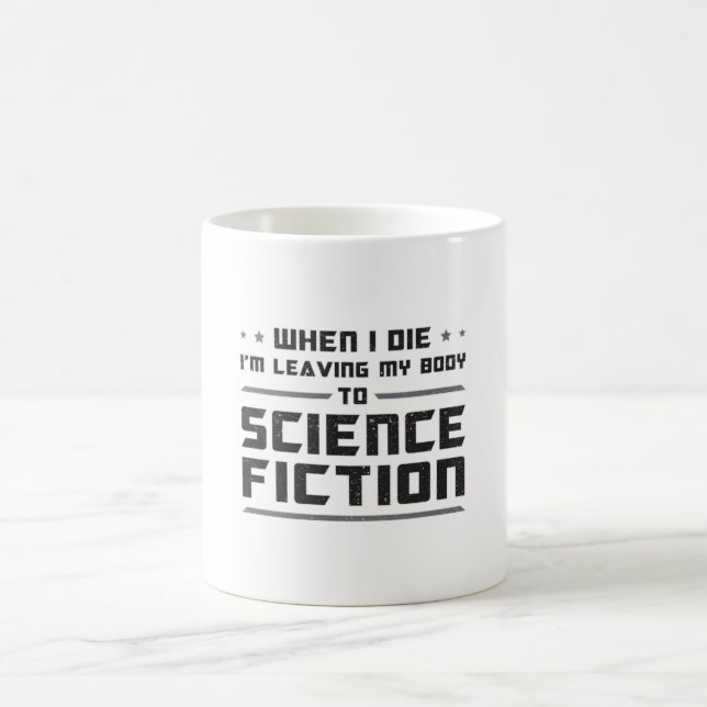 Alien Science Fiction Day Space Science Gift Idea Coffee Mug (Center)