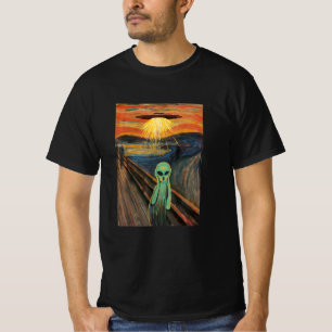 Alien Scream Painting T-Shirt