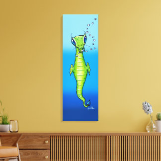 Alien Sea Creature Canvas Print