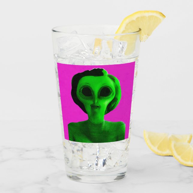 Alien Self Portrait Glass (Back Ice)
