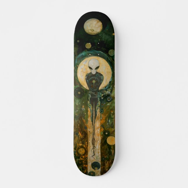 Alien Sentinel Skateboard (Front)