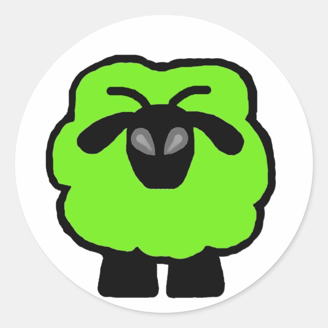 Alien Sheep Stickers (Front)