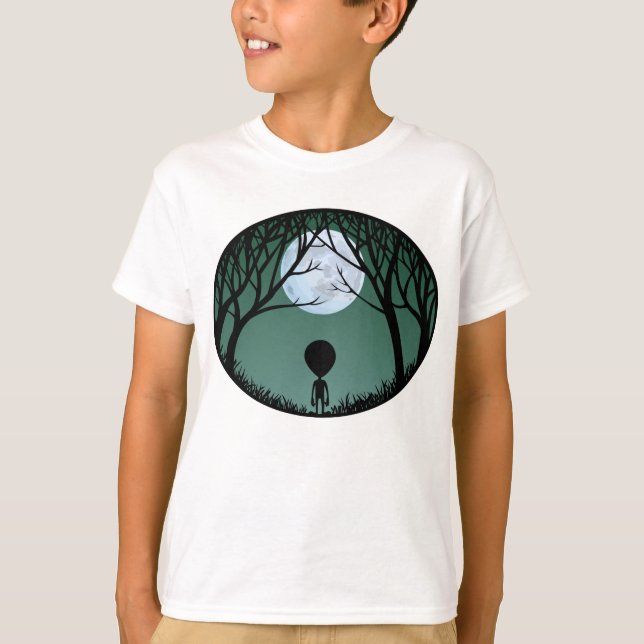Alien Shirt Kid's Alien Sweatshirts Kid's ET Shirt (Front)