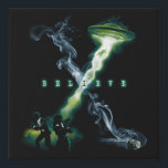 Alien Signals - I Want to Believe Outa Space Faux Canvas Print<br><div class="desc">Alien Signals - I Want to Believe Outa Space</div>